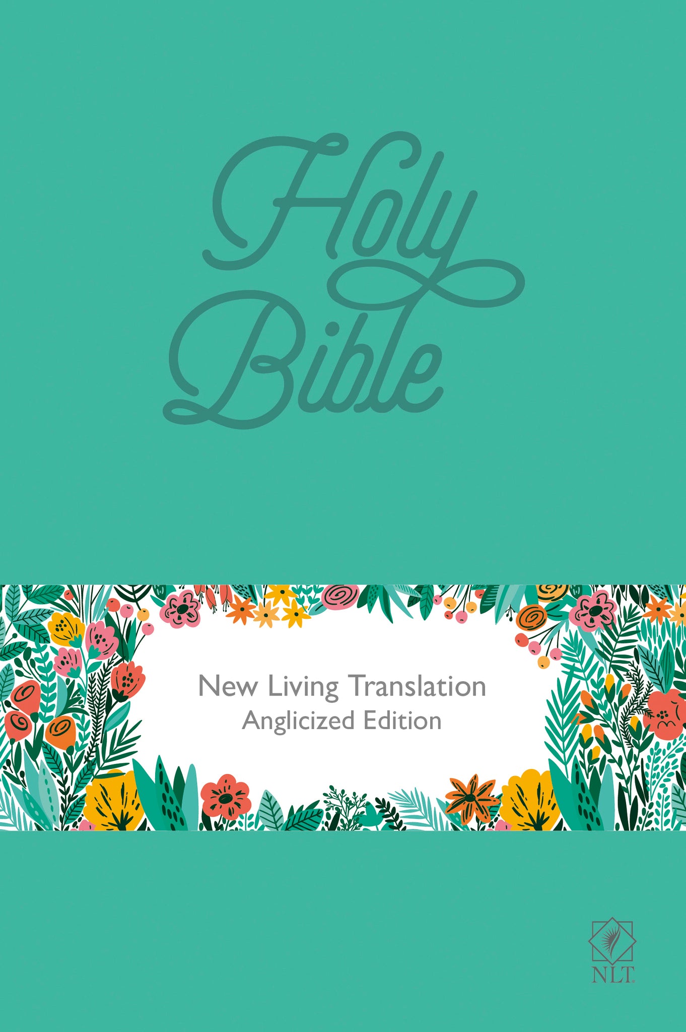 NLT Holy Bible, Teal Soft-tone Flexiback, Debossed Cover, British Text, NLT New Living Translation, Flexiback, Standard size